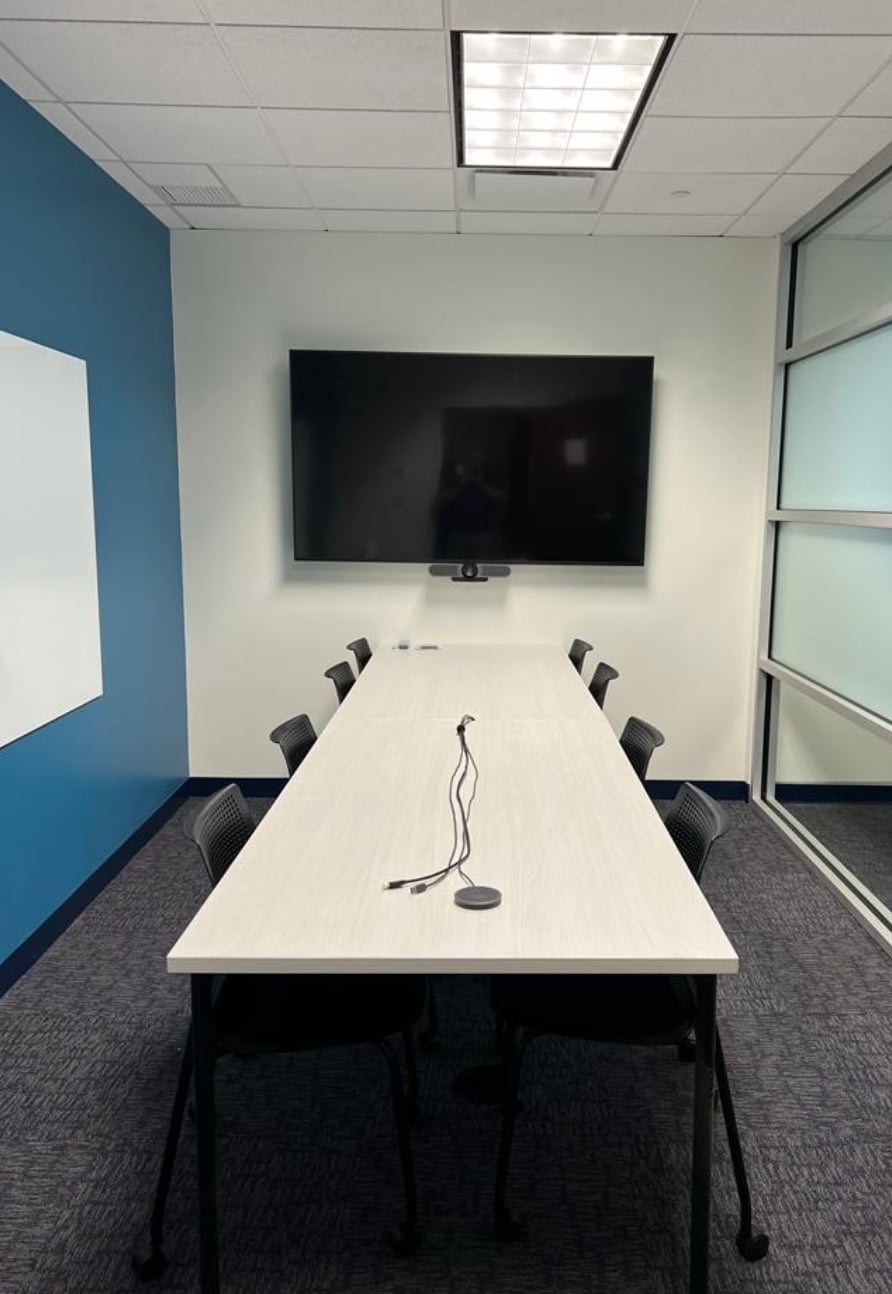 Conference Room With Tv And Webcam